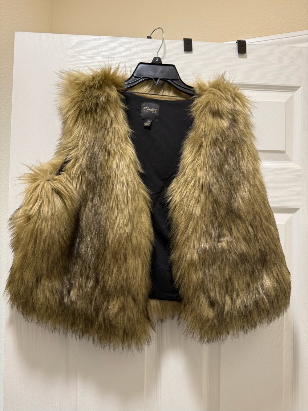Faux Fur gillet Vest - Brown
